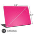 HOT Pink Solid Universal Laptop 11in (8.8 x 6.2in) Skin