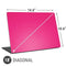 HOT Pink Solid Universal Laptop 18in (14.6 x 10.6in) Skin