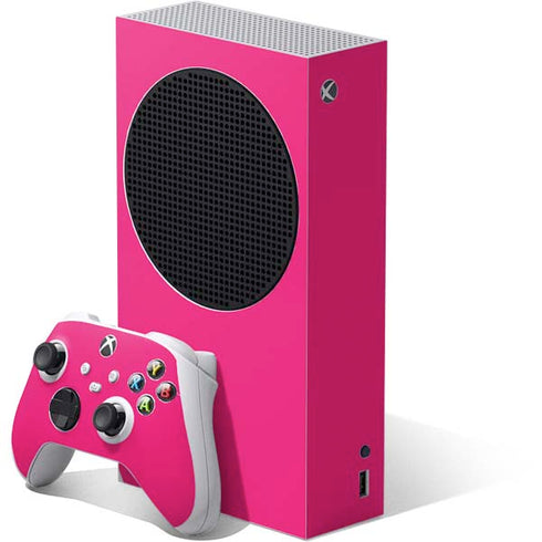 HOT Pink Solid Xbox Series S Bundle Skin