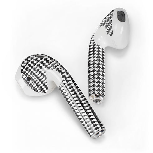 Houndstooth Black/White Apple AirPods 2 Skin