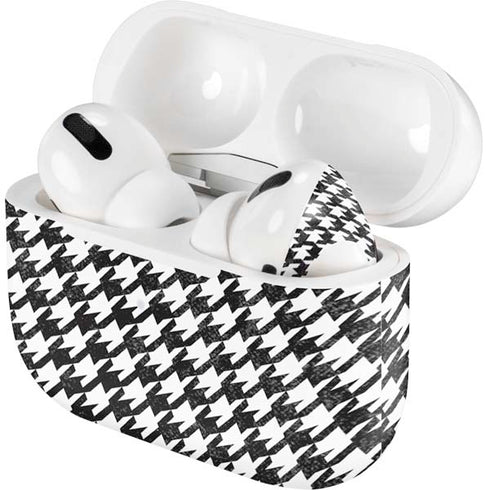 Houndstooth Black/White Apple AirPods Pro Skin