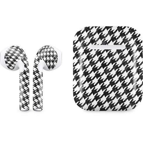 Houndstooth Black/White Apple AirPods Skin