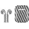 Houndstooth Black/White Apple AirPods Skin
