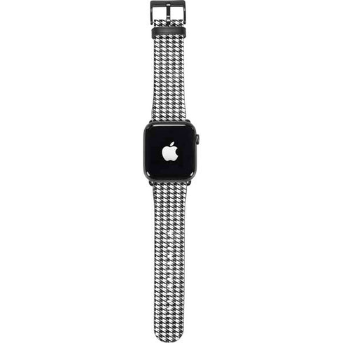 Houndstooth Black/White Apple Watch Band 38-40mm