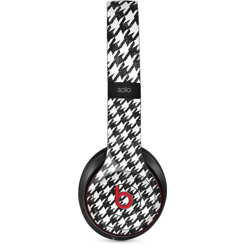 Houndstooth Black/White Beats Solo 2 Wireless Skin