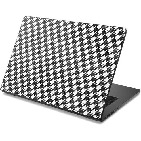 Houndstooth Black/White Dell Chromebook Skin