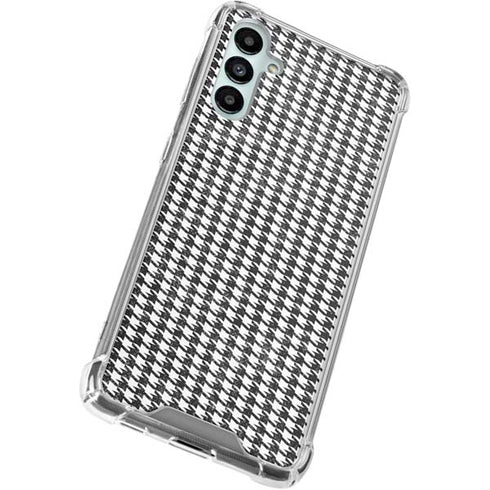 Houndstooth Black/White Galaxy A15 5G Clear Case
