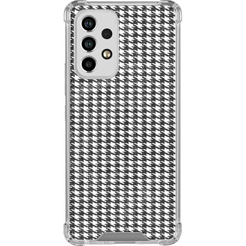 Houndstooth Black/White Galaxy A33 5G Clear Case