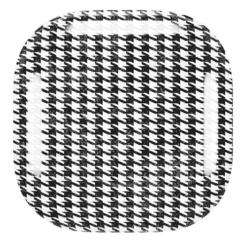 Houndstooth Black/White Galaxy Buds Live Skin