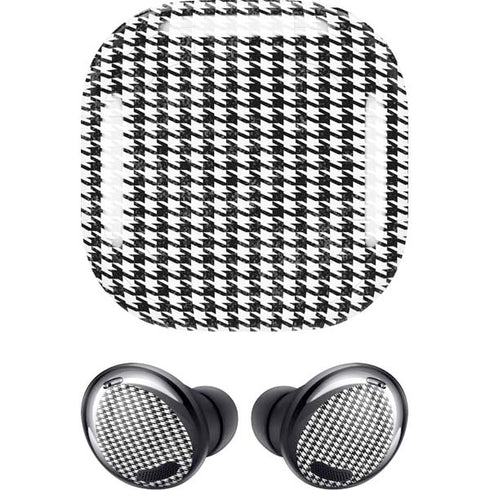 Houndstooth Black/White Galaxy Buds Pro Skin