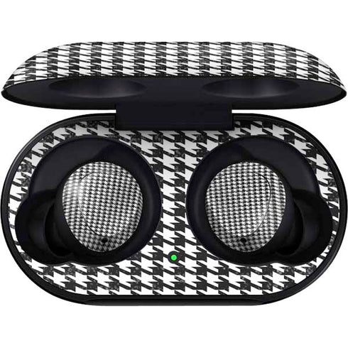 Houndstooth Black/White Galaxy Buds Skin
