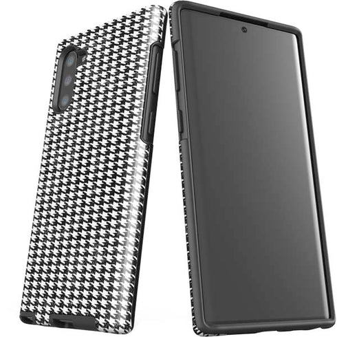 Houndstooth Black/White Galaxy Note 10 Pro Case