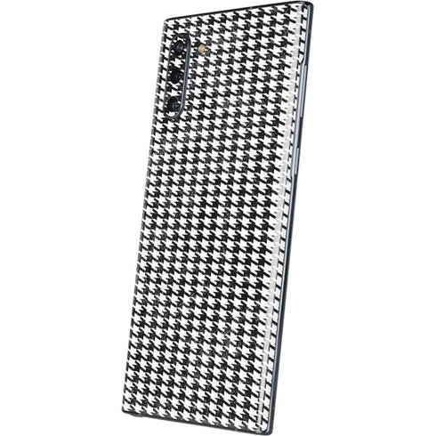 Houndstooth Black/White Galaxy Note 10 Skin