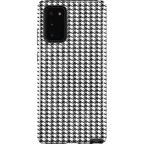 Houndstooth Black/White Galaxy Note20 5G Pro Case