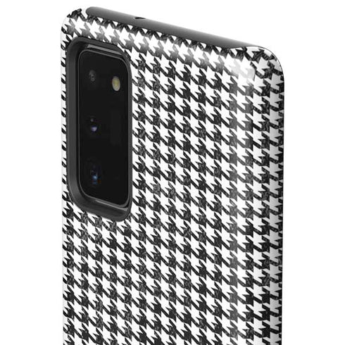 Houndstooth Black/White Galaxy Note20 5G Pro Case