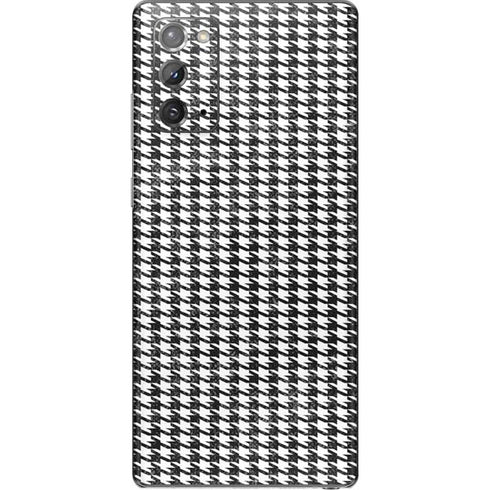 Houndstooth Black/White Galaxy Note20 5G Skin