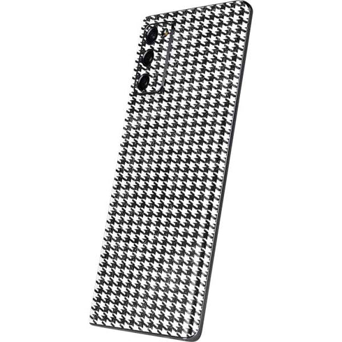 Houndstooth Black/White Galaxy Note20 5G Skin