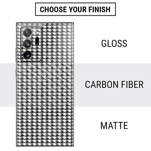 Houndstooth Black/White Galaxy Note20 Ultra 5G Skin