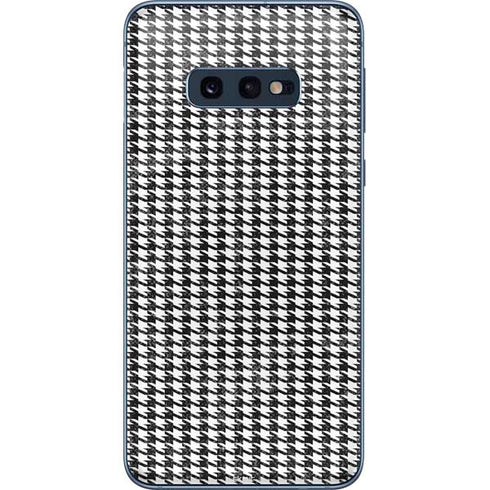 Houndstooth Black/White Galaxy S10e Skin