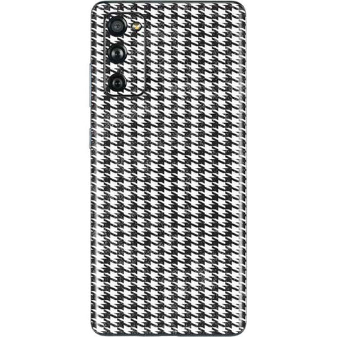 Houndstooth Black/White Galaxy S20 Fan Edition Skin