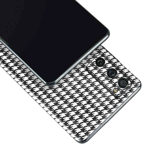 Houndstooth Black/White Galaxy S20 Fan Edition Skin