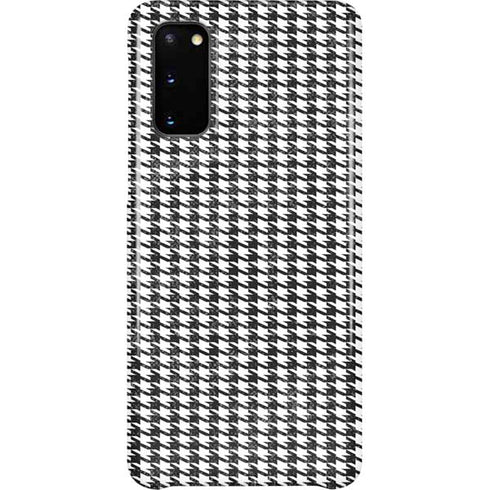 Houndstooth Black/White Galaxy S20 Lite Case