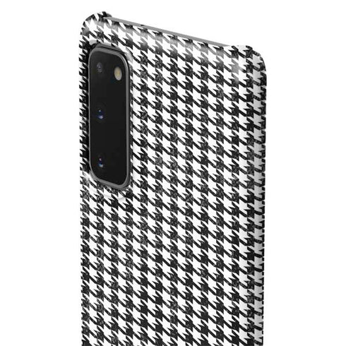 Houndstooth Black/White Galaxy S20 Lite Case