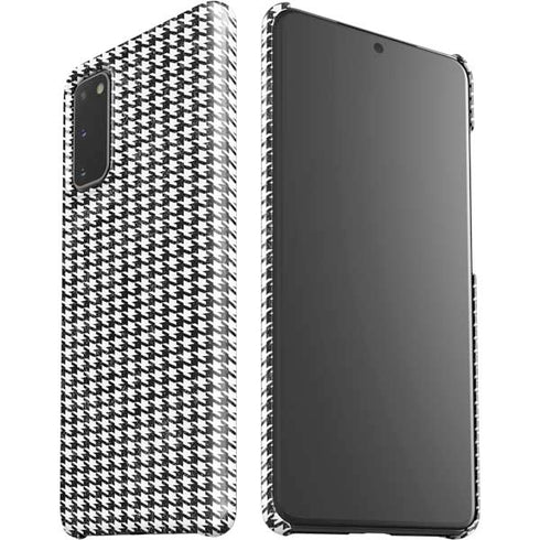 Houndstooth Black/White Galaxy S20 Lite Case