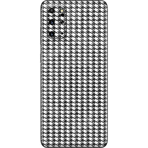 Houndstooth Black/White Galaxy S20 Plus Skin