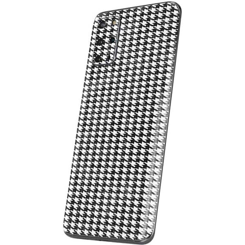 Houndstooth Black/White Galaxy S20 Plus Skin