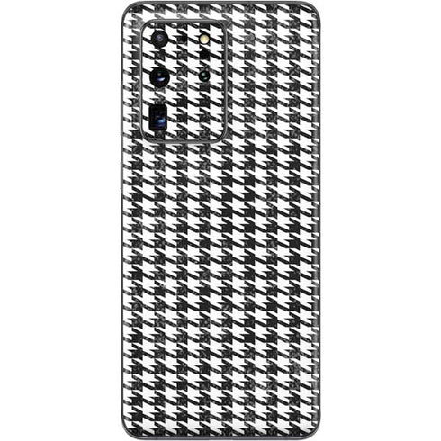 Houndstooth Black/White Galaxy S20 Ultra 5G Skin
