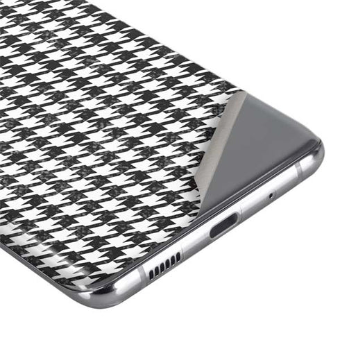 Houndstooth Black/White Galaxy S20 Ultra 5G Skin