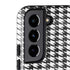 Houndstooth Black/White Galaxy S22 Plus Pro Case