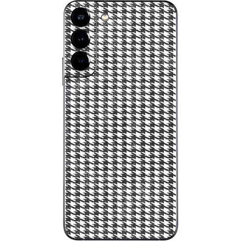 Houndstooth Black/White Galaxy S22 Plus Skin