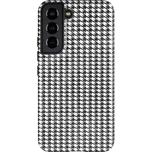 Houndstooth Black/White Galaxy S22 Pro Case