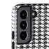 Houndstooth Black/White Galaxy S22 Pro Case