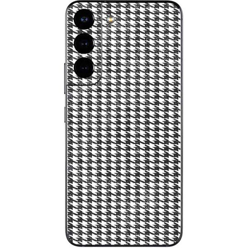 Houndstooth Black/White Galaxy S22 Skin