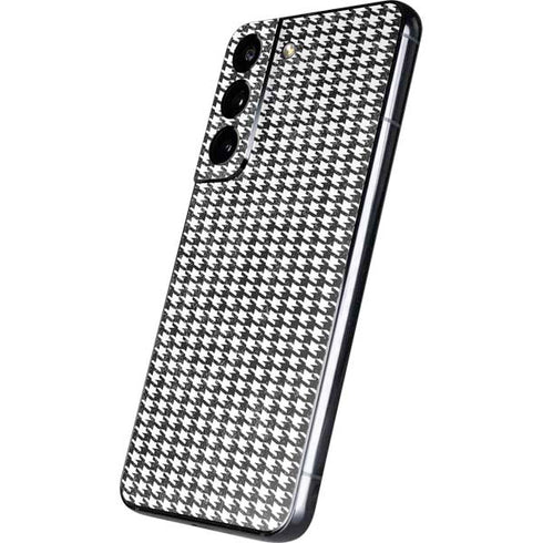 Houndstooth Black/White Galaxy S22 Skin