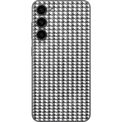 Houndstooth Black/White Galaxy S23 Plus Skin