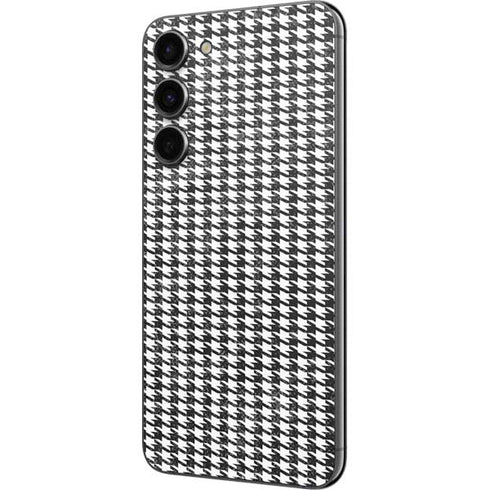 Houndstooth Black/White Galaxy S23 Plus Skin