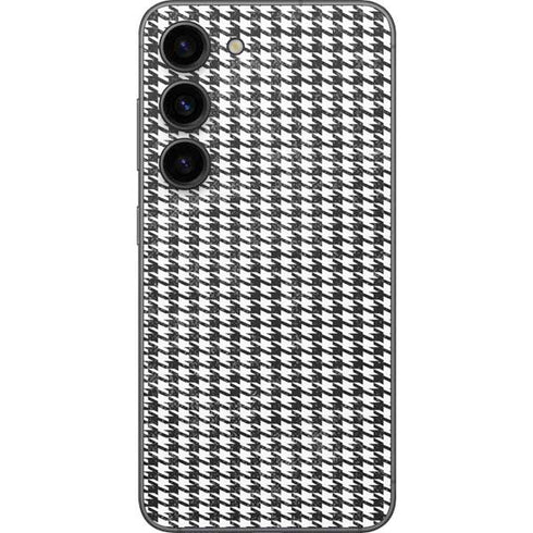 Houndstooth Black/White Galaxy S23 Skin