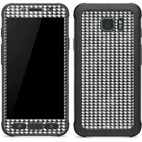 Houndstooth Black/White Galaxy S7 Active Skin