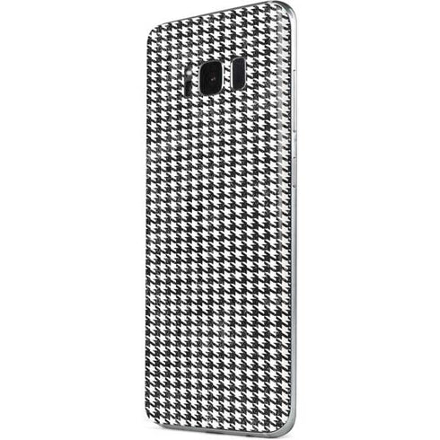 Houndstooth Black/White Galaxy S8 Plus Skin