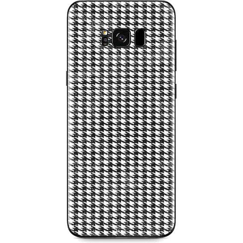 Houndstooth Black/White Galaxy S8 Skin