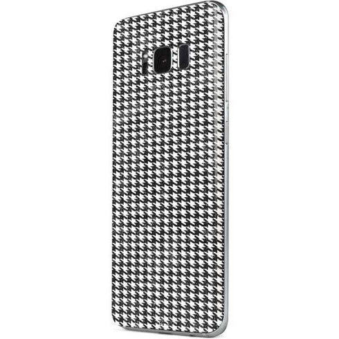 Houndstooth Black/White Galaxy S8 Skin