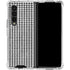 Houndstooth Black/White Galaxy Z Fold4 5G Clear Case