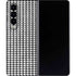 Houndstooth Black/White Galaxy Z Fold4 5G Skin