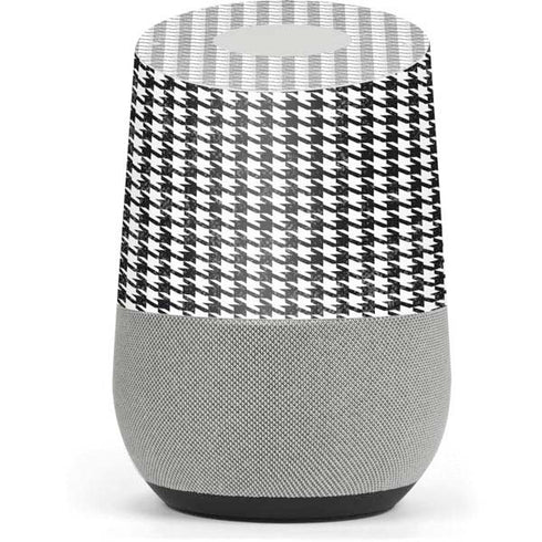Houndstooth Black/White Google Home Skin