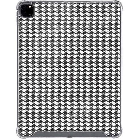 Houndstooth Black/White iPad Pro 12.9in (2020) Clear Case