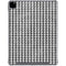 Houndstooth Black/White iPad Pro 12.9in (2020) Clear Case